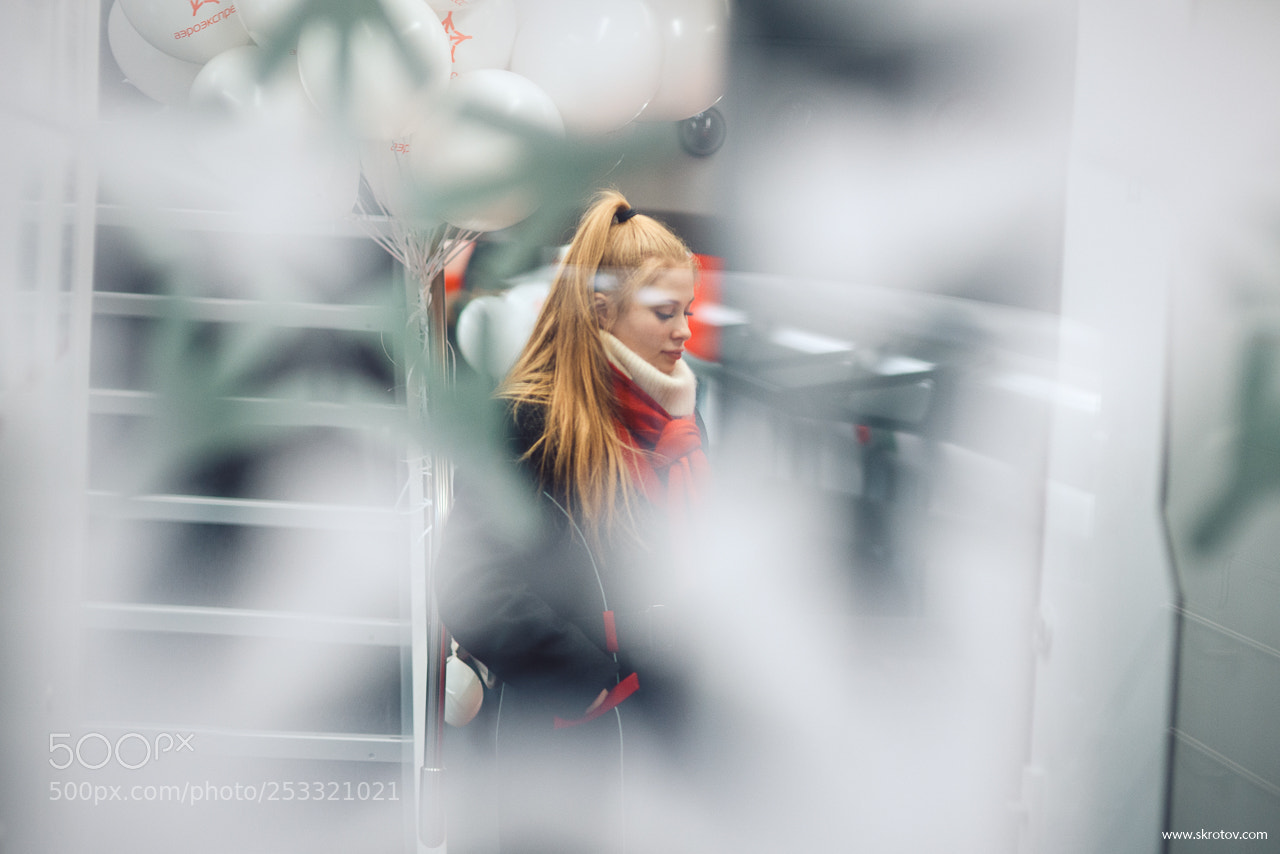 Nikon D800 sample photo. Staddler aeroexpress in moscow photography