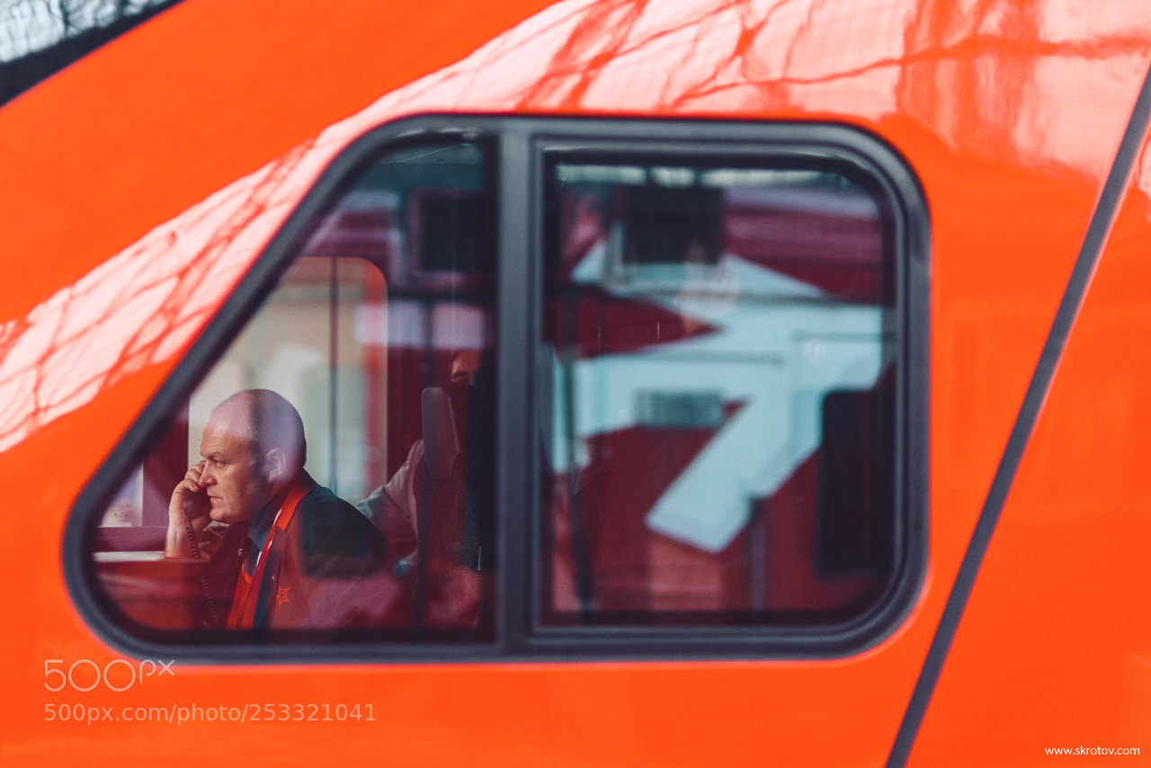Nikon D800 sample photo. Staddler aeroexpress in moscow photography