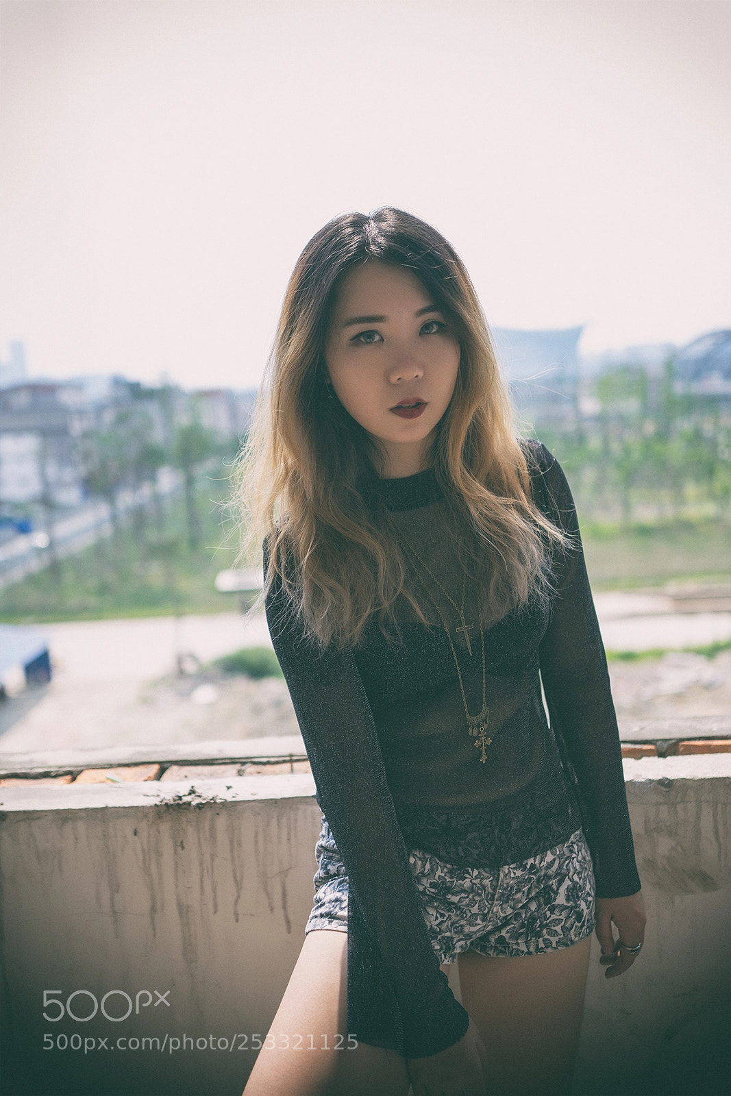 Sony a7 II sample photo. Cool girl photography