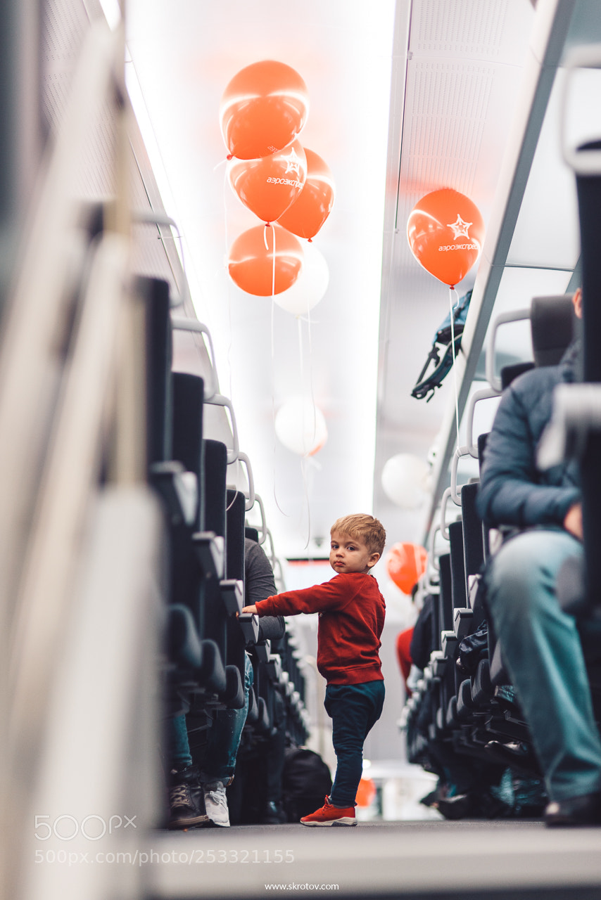 Nikon D800 sample photo. Staddler aeroexpress in moscow photography