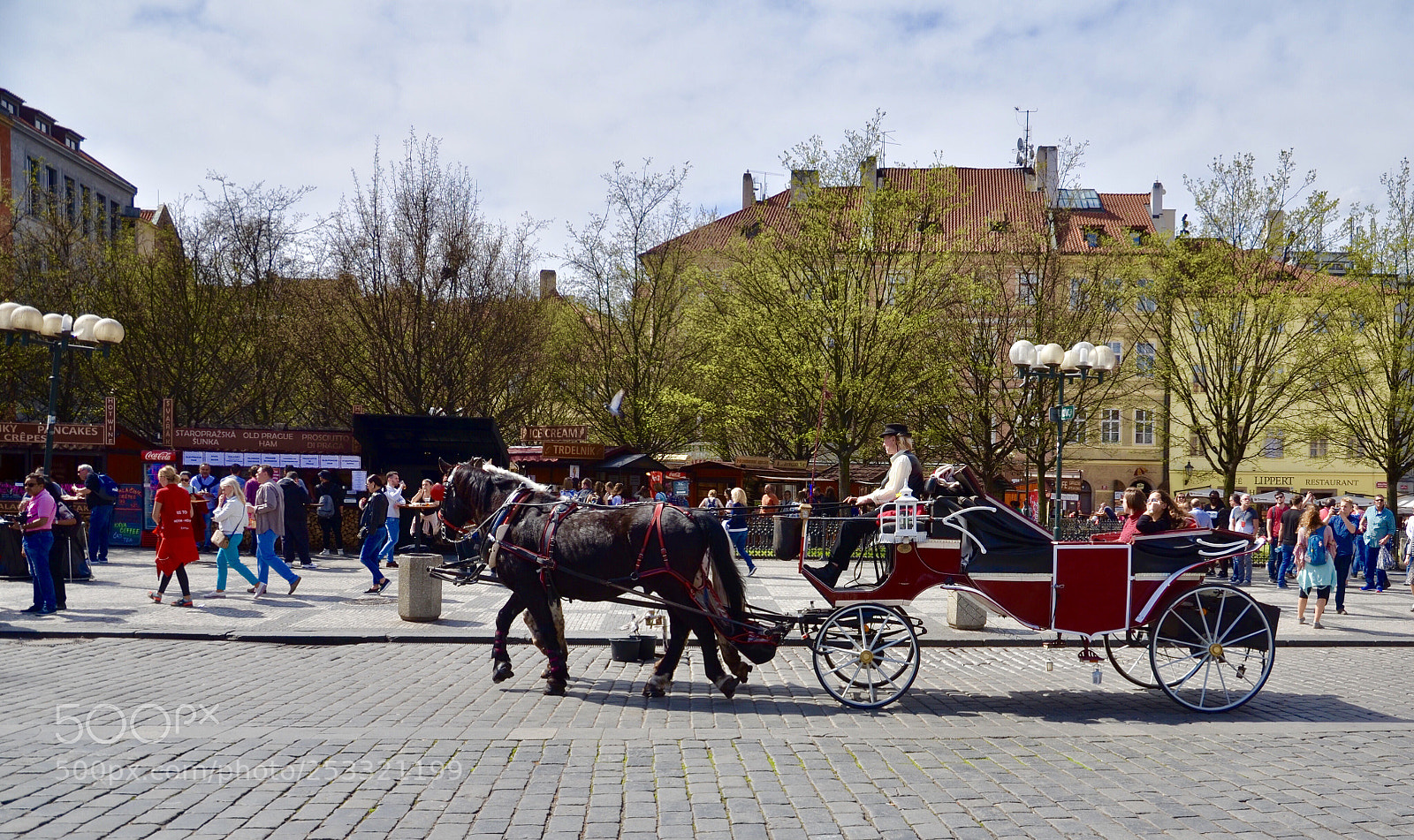 Nikon D5100 sample photo. Carriage in old town photography