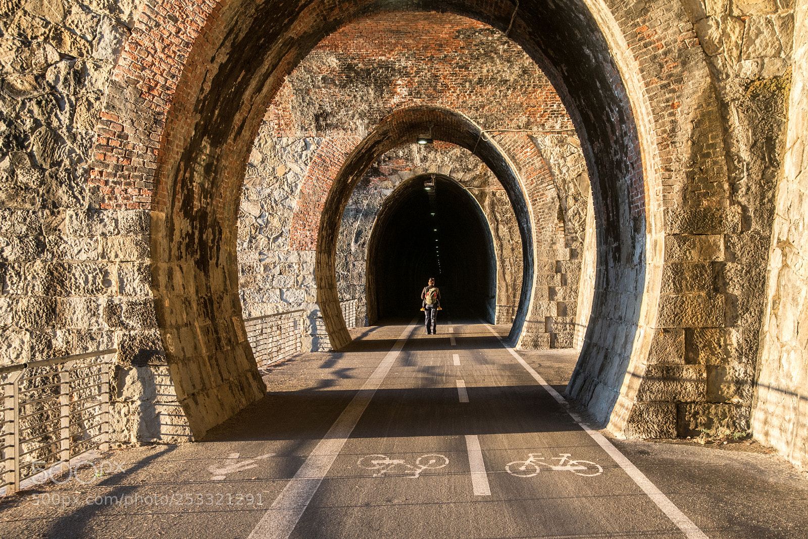 Nikon D800 sample photo. Walking on old railroad photography