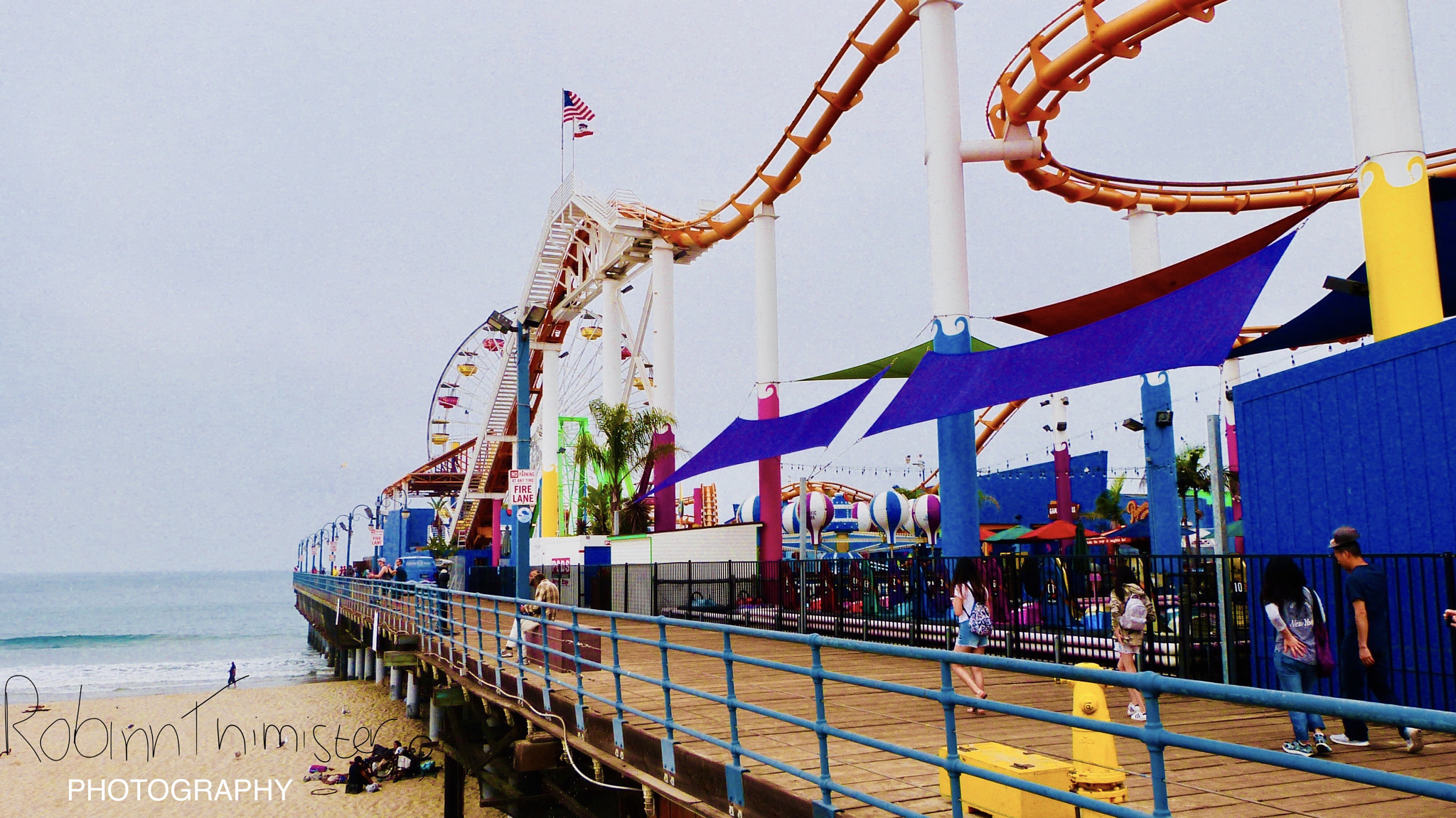 Panasonic Lumix DMC-FZ47 (Lumix DMC-FZ48) sample photo. Santa monica pier photography