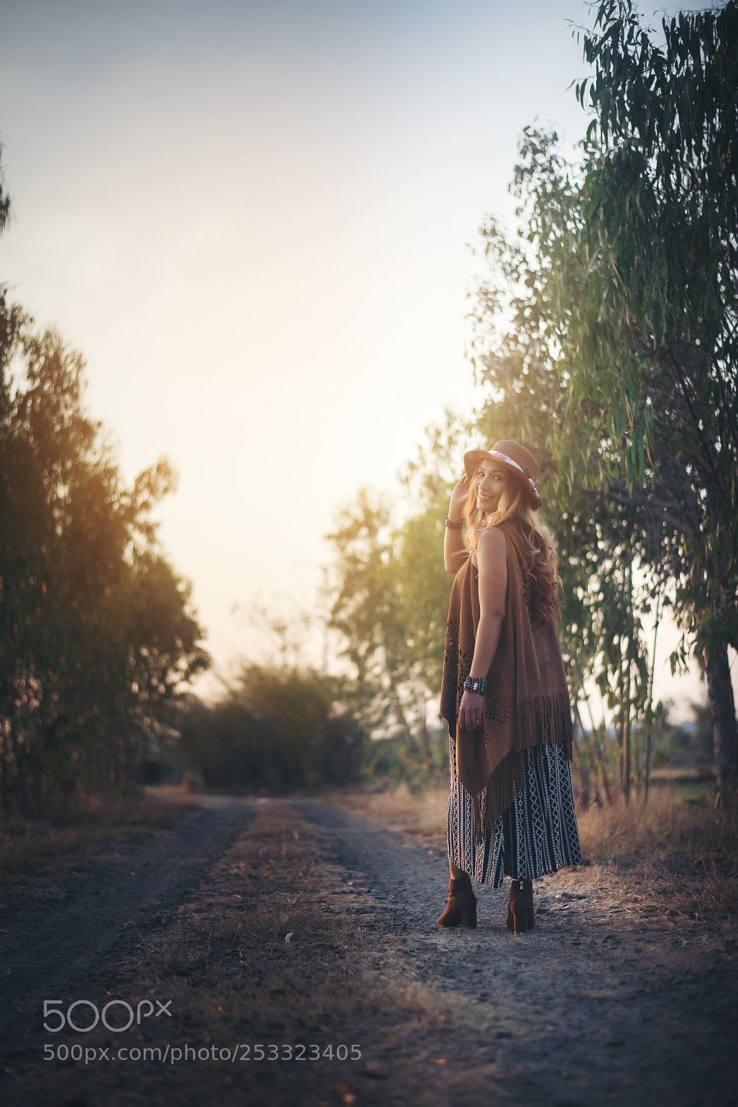 Nikon D850 sample photo. Bohemian girl on the photography