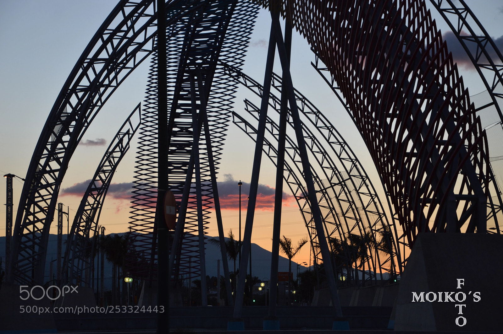 Nikon D3200 sample photo. Atardecer entre perfiles sunset photography