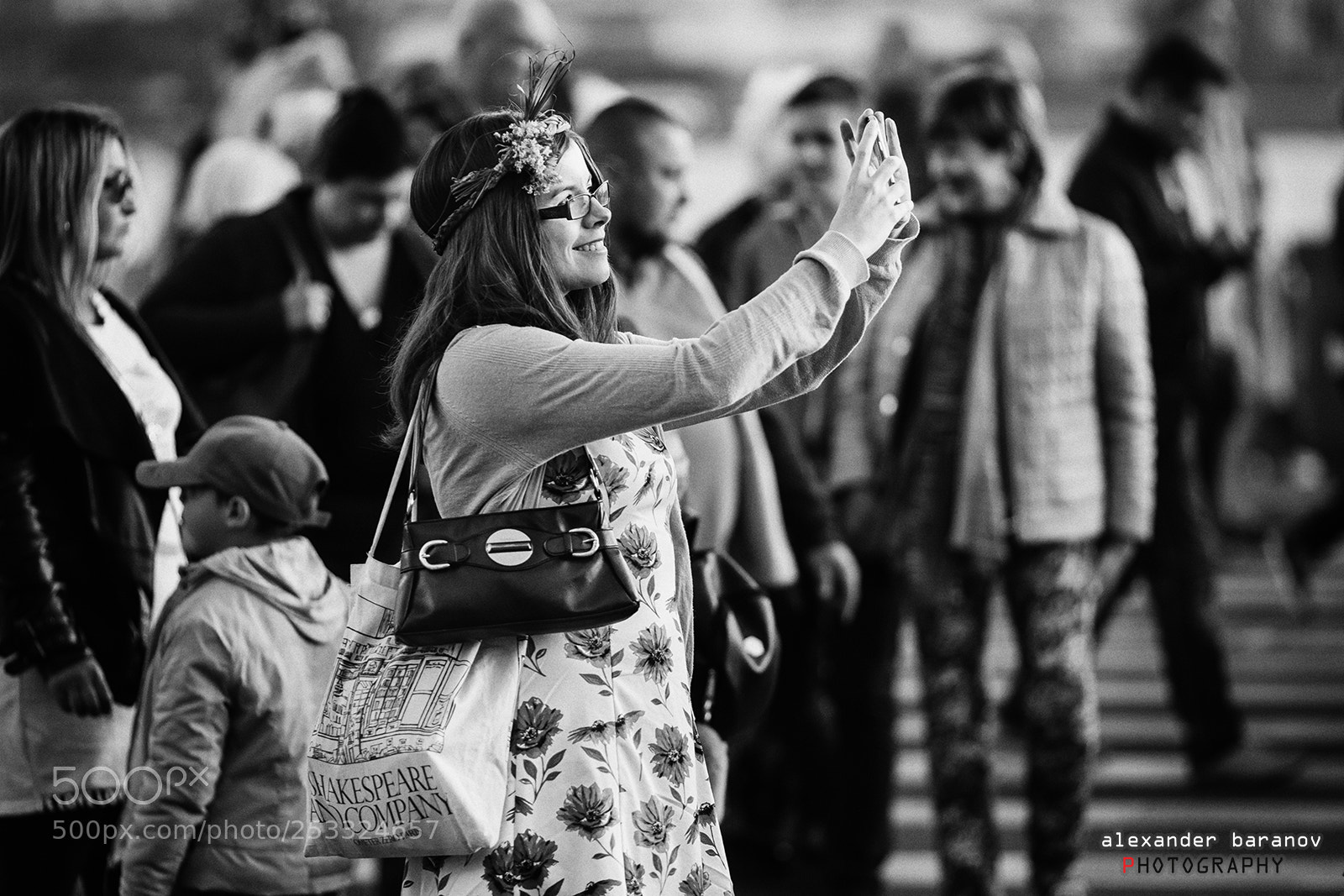 Canon EOS 5D Mark II sample photo. Selfie in the crowd photography