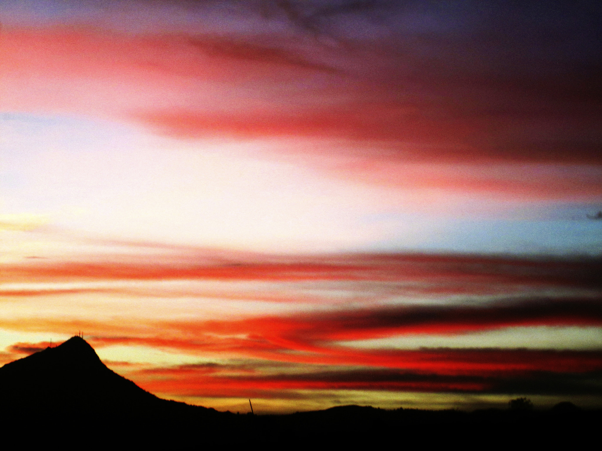 Canon PowerShot A810 sample photo. Sunset in arbelaez, colombia photography