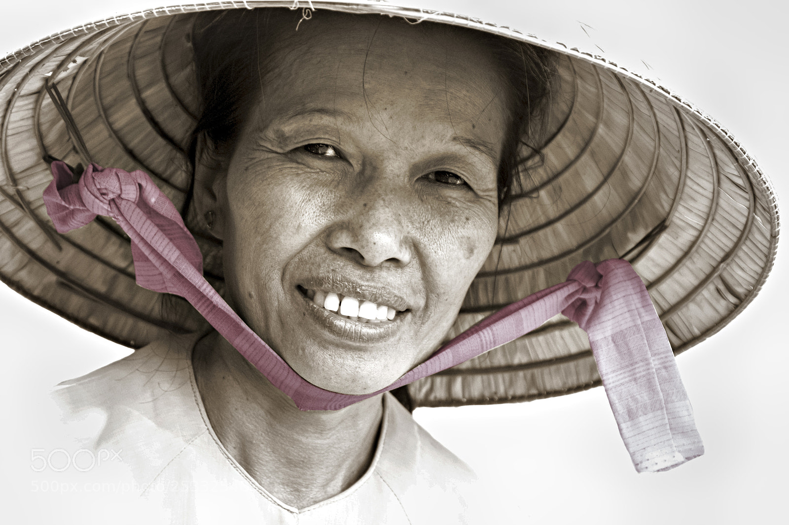 Nikon D70 sample photo. Ban thanh market portrait photography