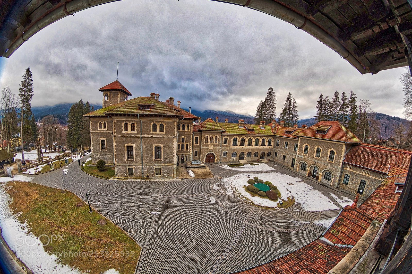 Canon EOS 5D Mark IV sample photo. Cantacuzino castle is situated photography