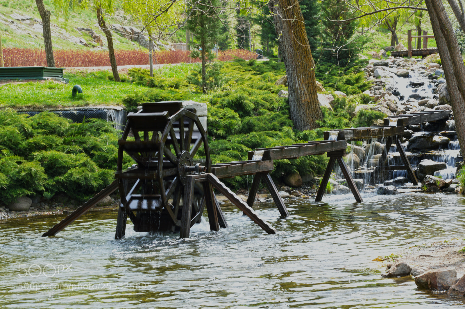 Nikon D3200 sample photo. Water mill photography