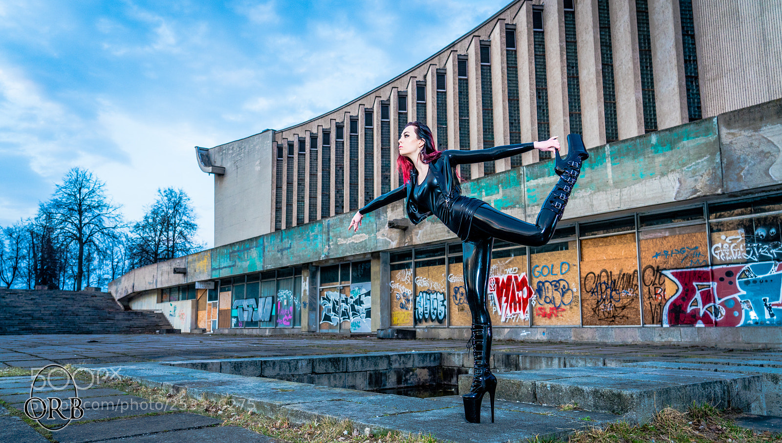 Sony a7R III sample photo. Abandoned structure and latex! photography