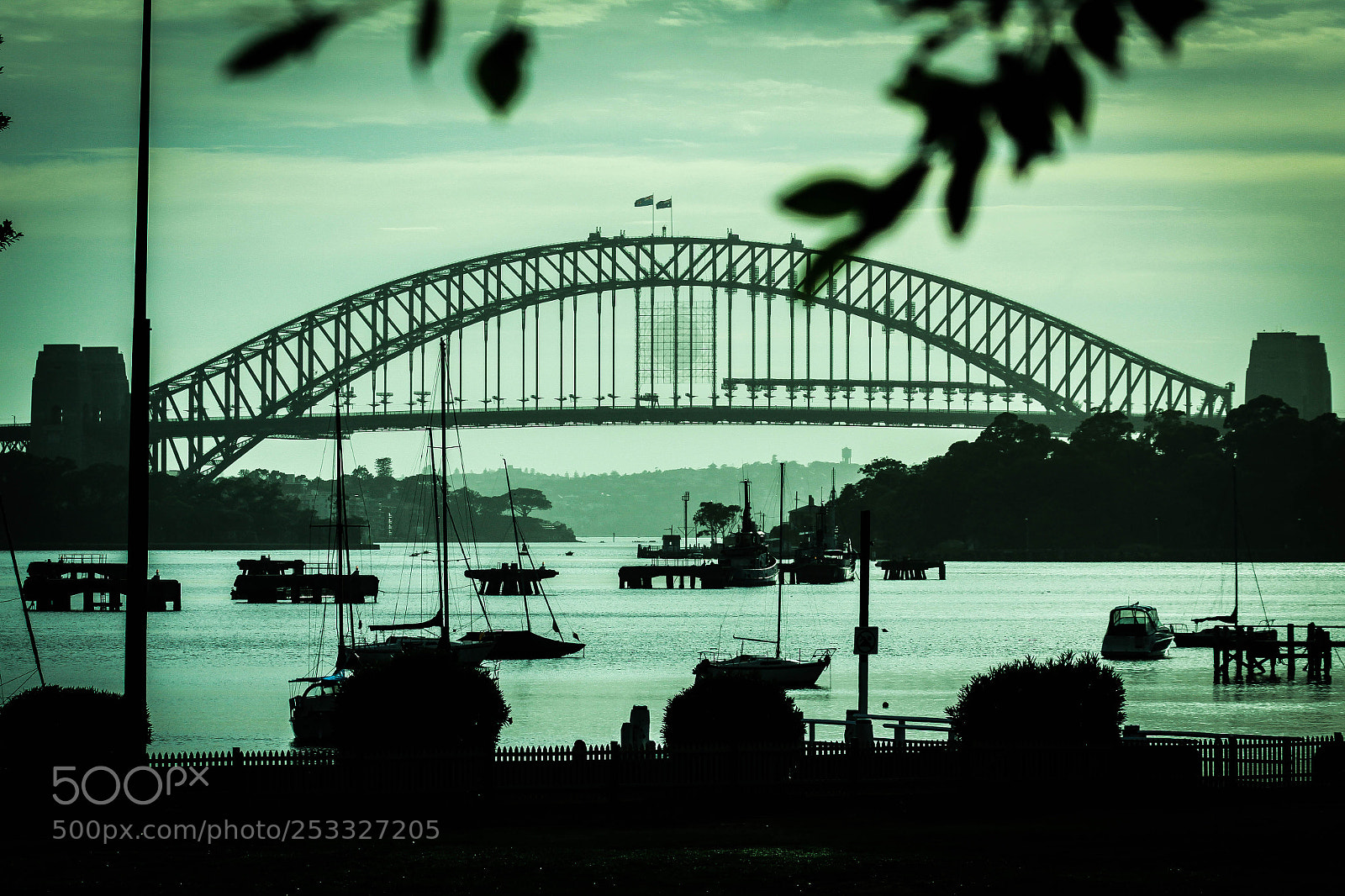 Canon EOS 50D sample photo. Harbour bridge at dusk photography
