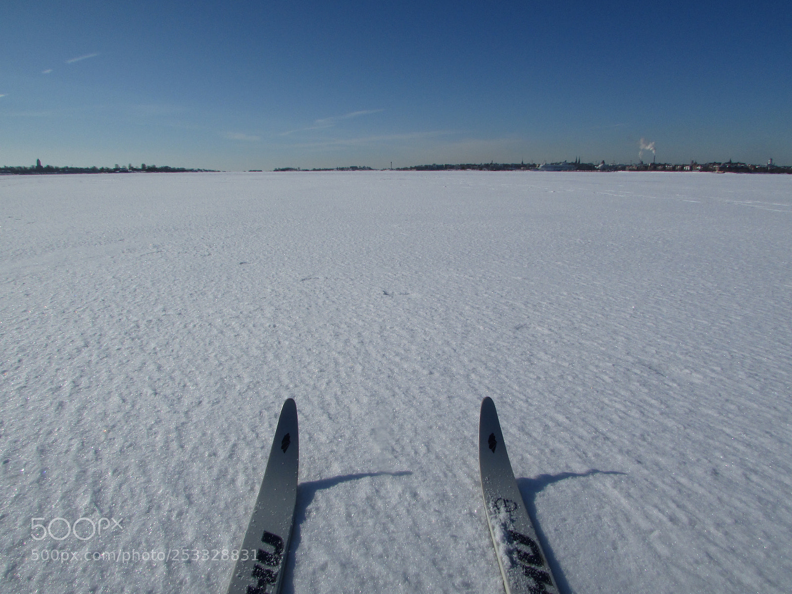 Canon PowerShot SX500 IS sample photo. Cross-country skiing photography