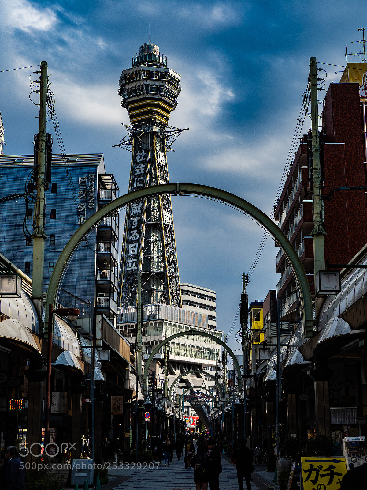 Olympus OM-D E-M1 Mark II sample photo. Tsutenkaku photography