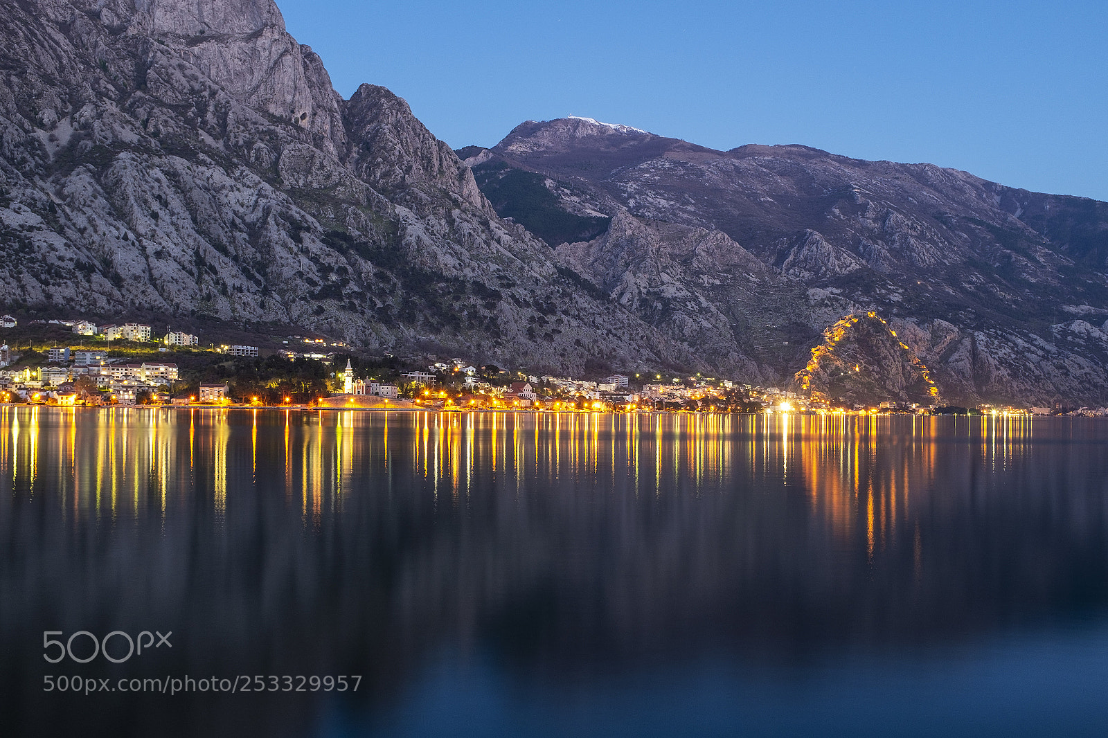 Fujifilm X100T sample photo. Evening in kotor, montenegro photography