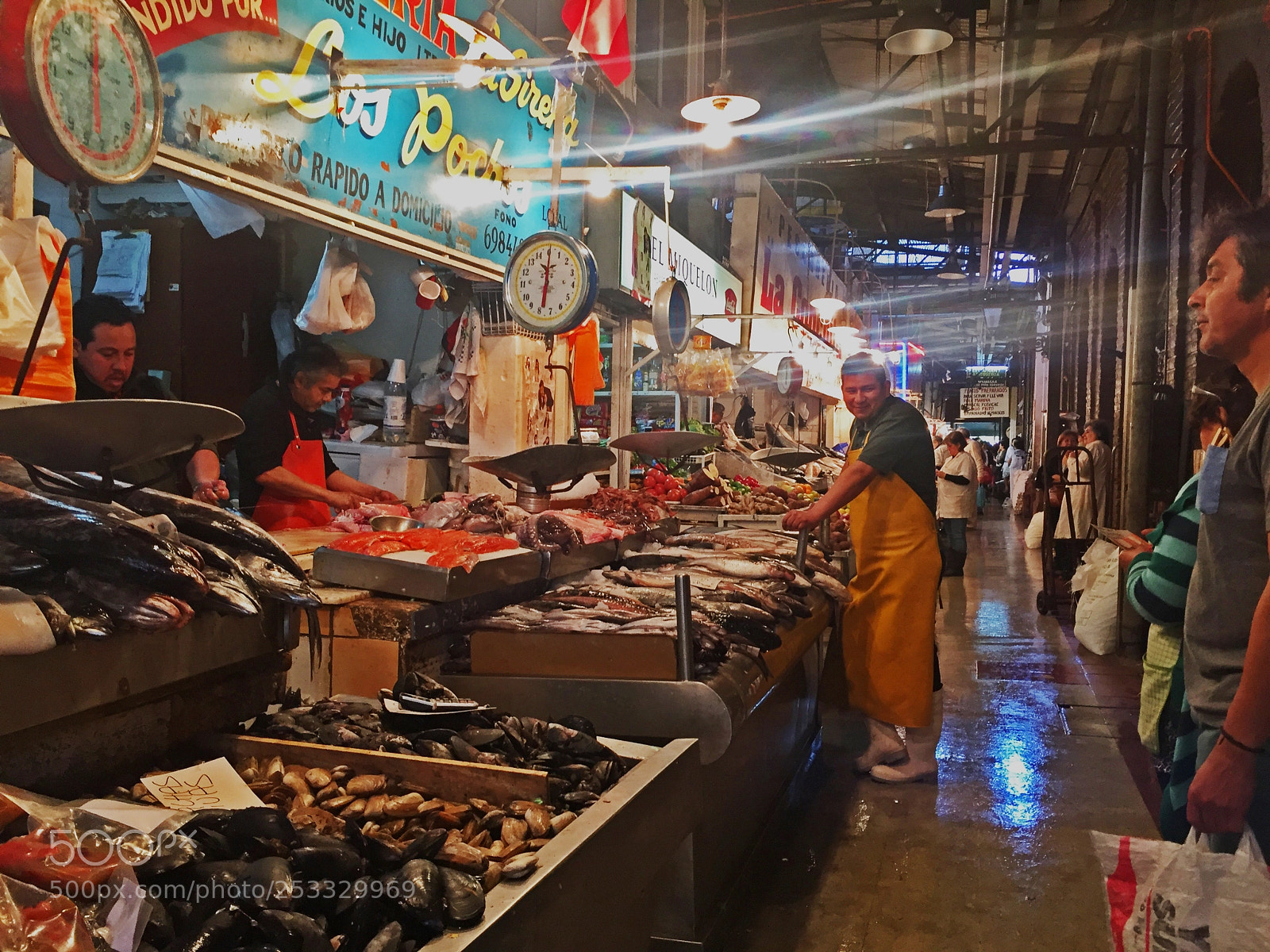 Apple iPhone 6 sample photo. Santiago de chile market photography