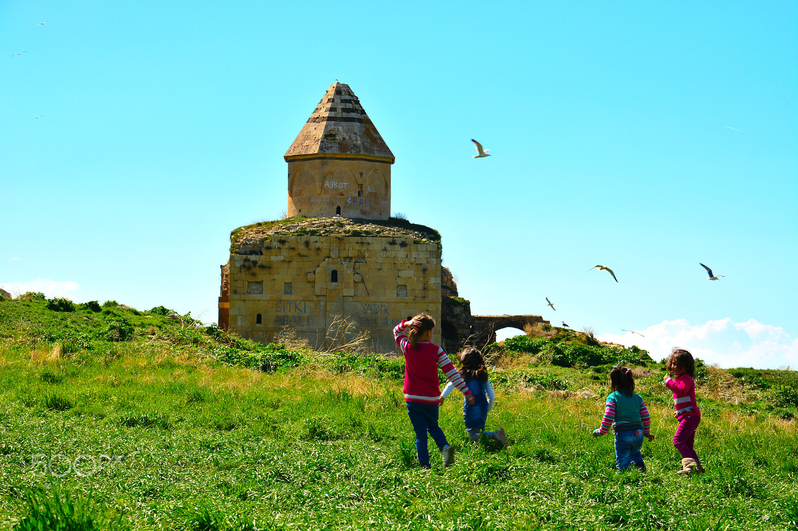 Nikon D7100 + Sigma 17-70mm F2.8-4 DC Macro OS HSM | C sample photo. Armenian monastery an childs photography