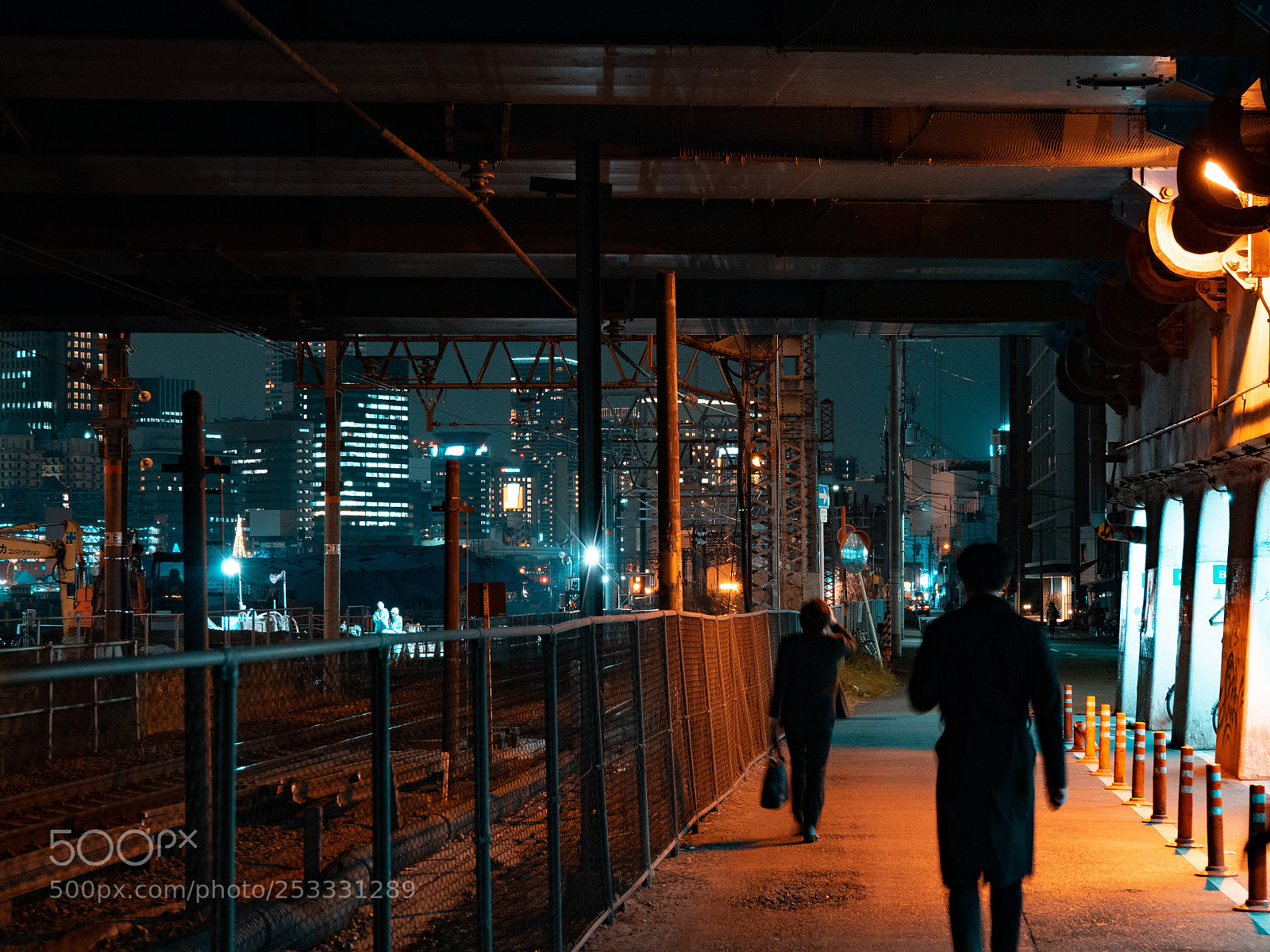 Olympus OM-D E-M1 Mark II sample photo. Walking by railroads photography