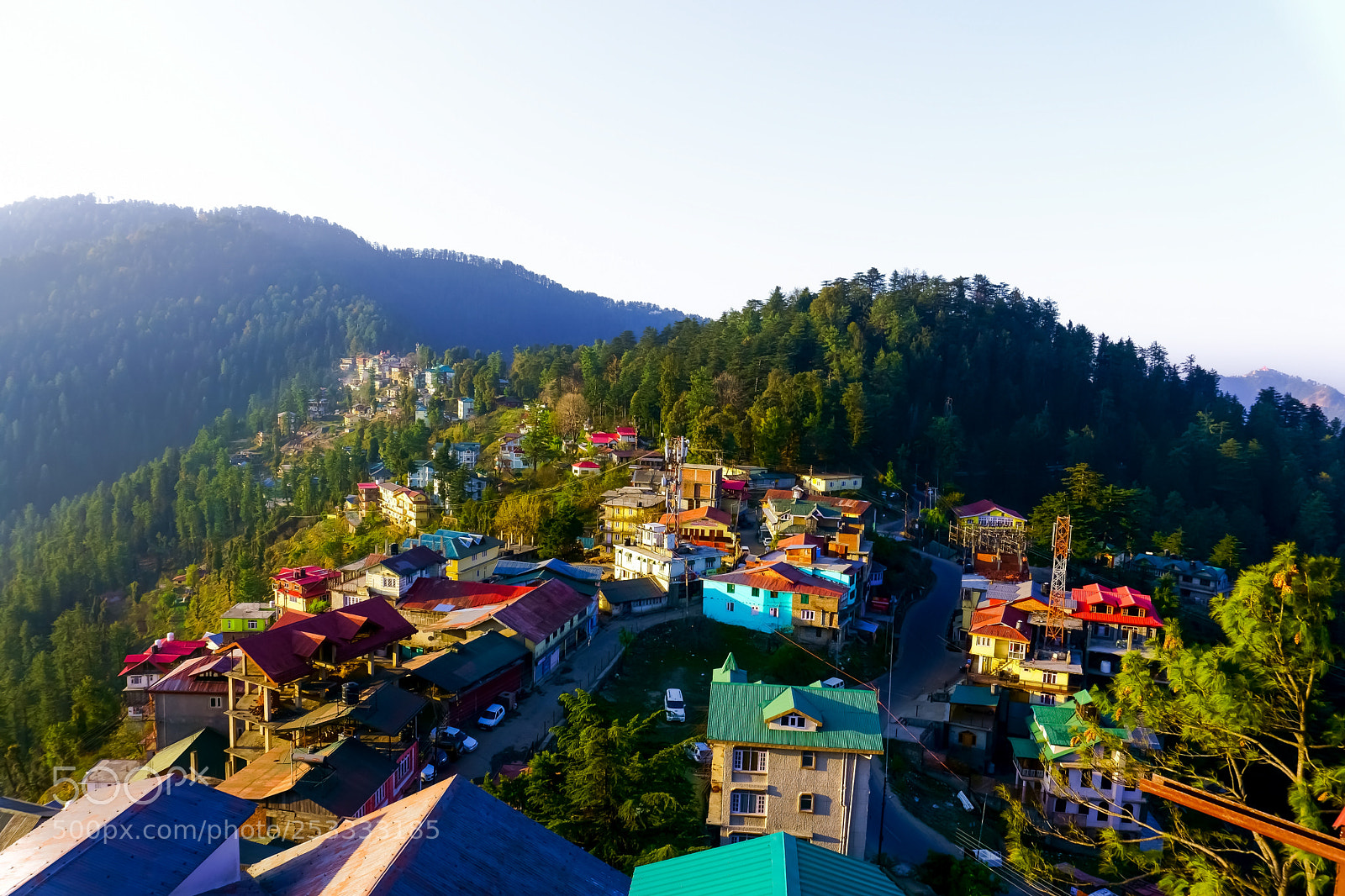 Sony a6000 sample photo. Hill-town photography