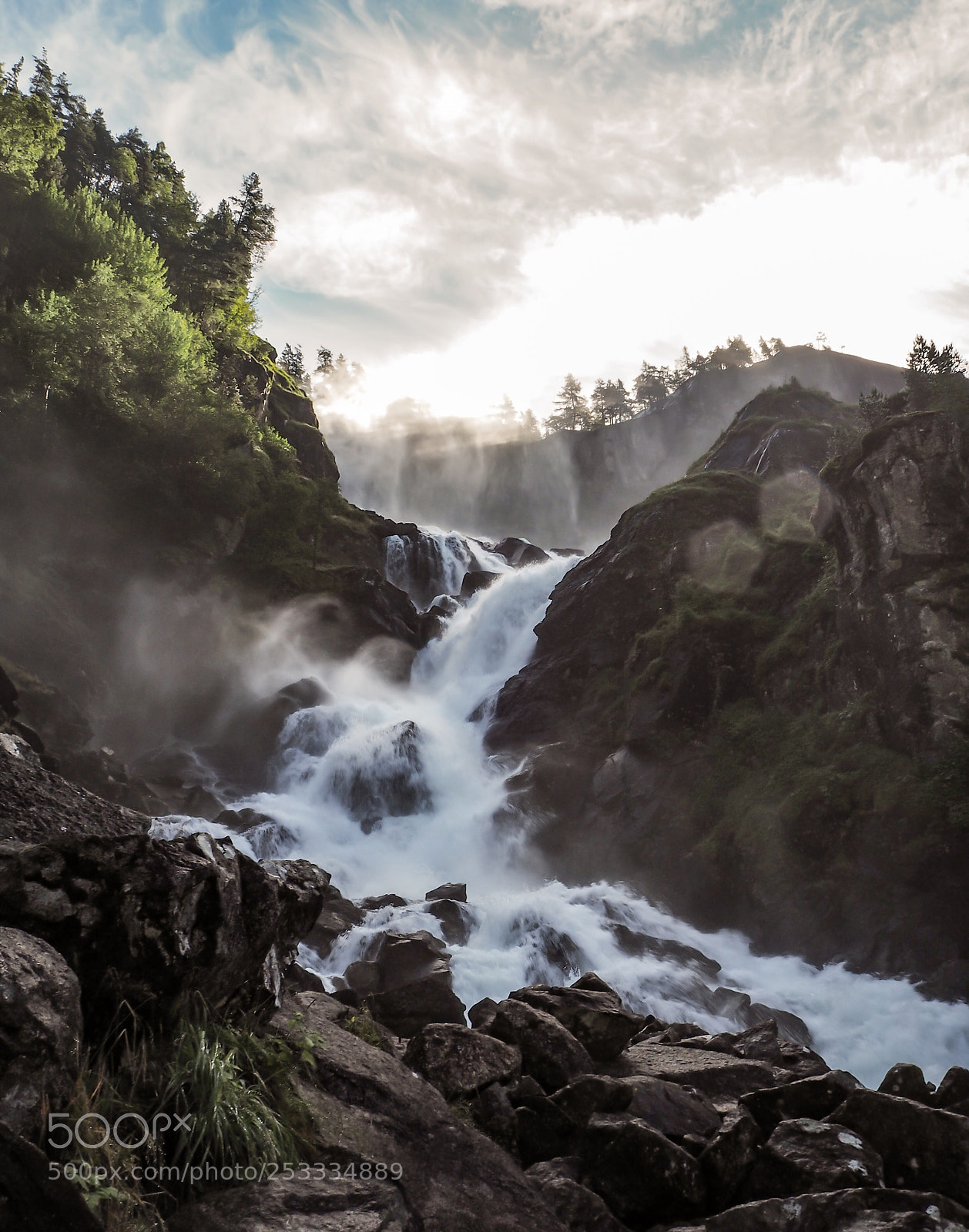 Olympus OM-D E-M10 sample photo. Låtefossen, norway photography