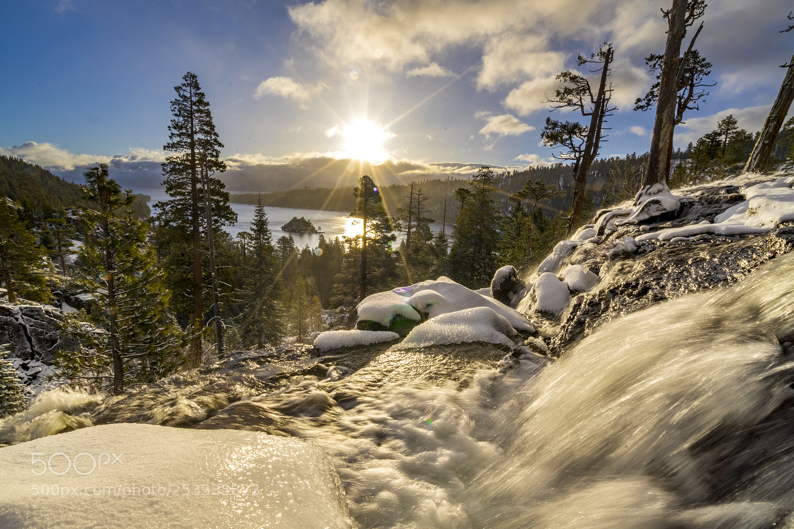 Sony a7 II sample photo. Eagle falls sunrise photography