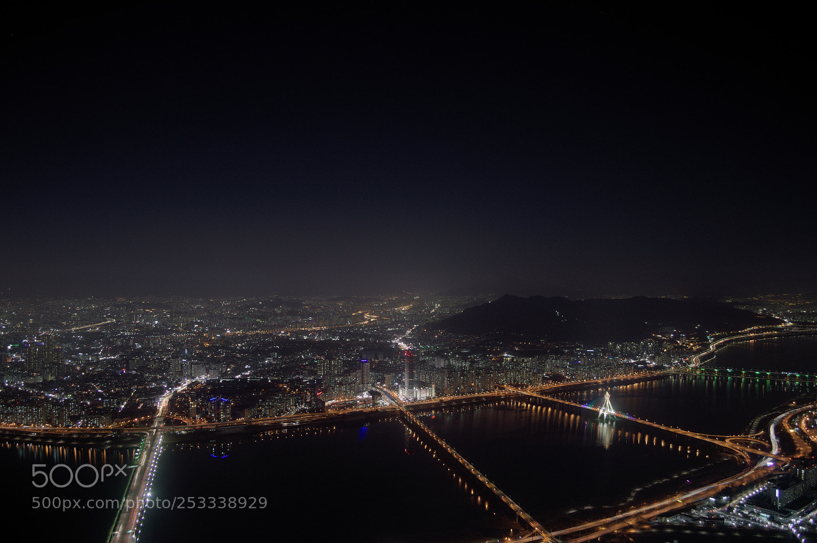 Nikon D3200 sample photo. Seoul at night photography