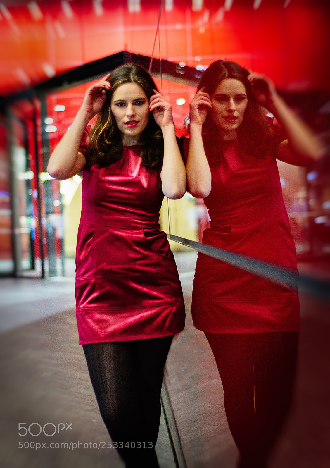 Nikon D600 sample photo. The red night photography
