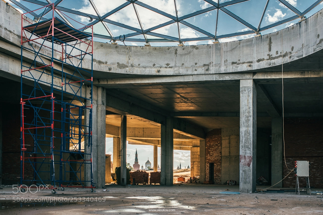 Nikon D800 sample photo. Zaryadie construction site in 2016 photography