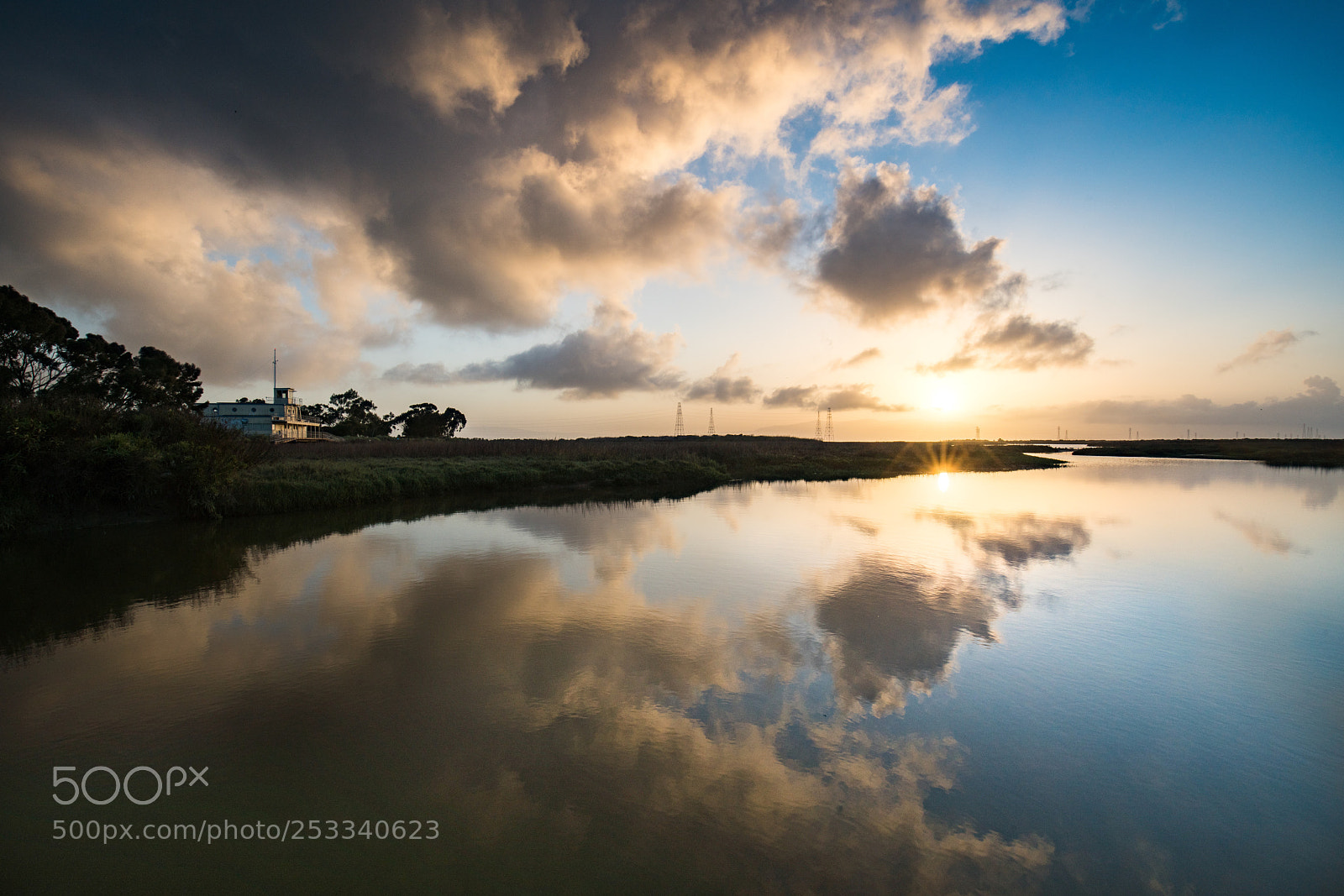 Sony a7R III sample photo. Baylands sunrise photography