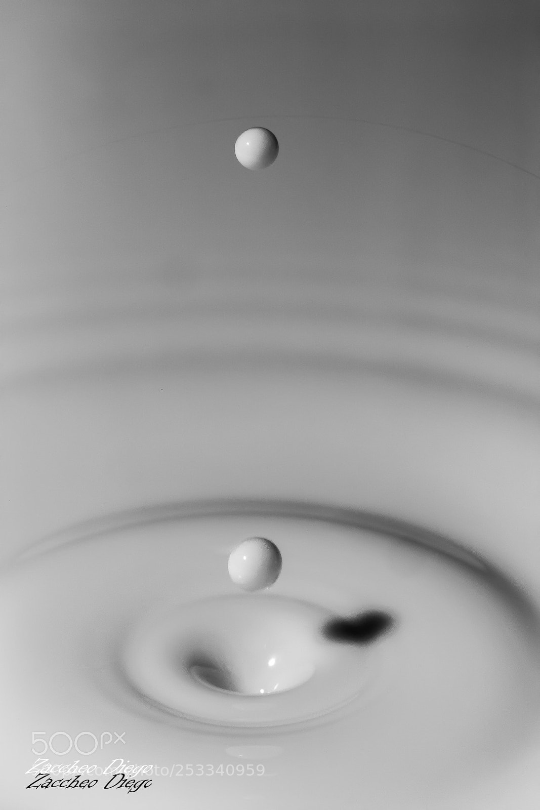 Canon EOS 6D sample photo. Gocce di latte prodotto photography