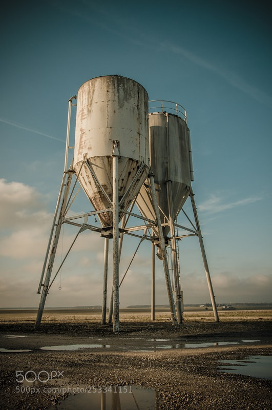 Nikon D90 sample photo. Silos photography