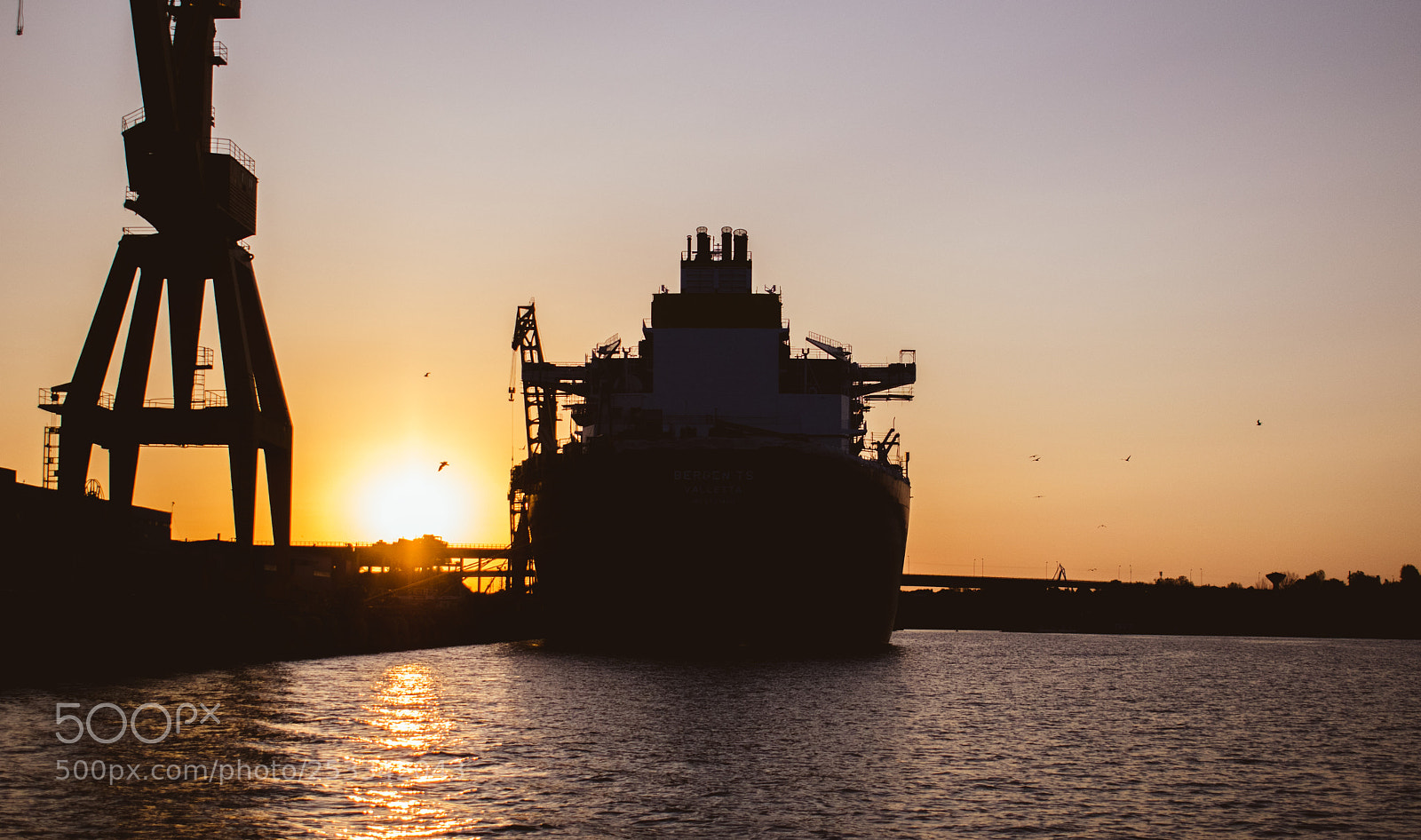 Nikon D3300 sample photo. Sunset by the port photography