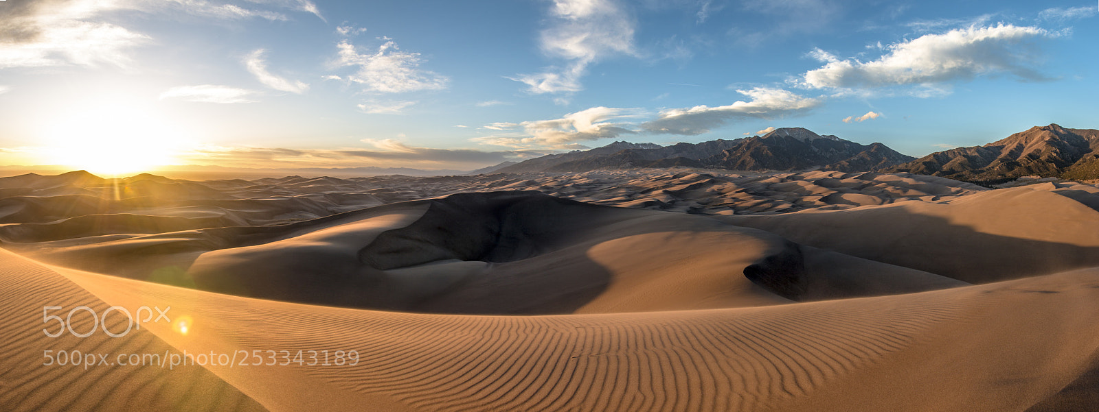 Canon EOS 70D sample photo. San dunes sunset photography