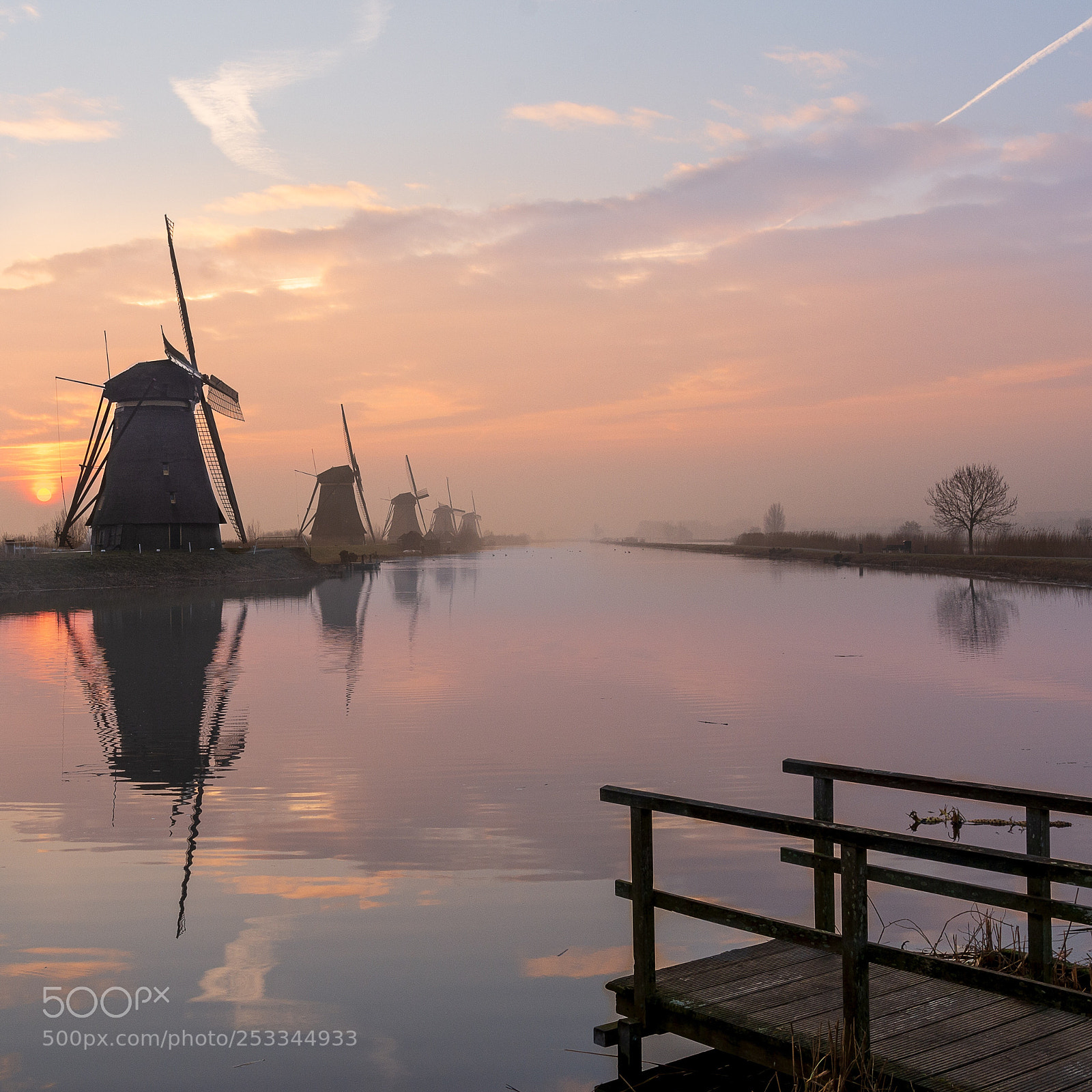 Nikon D7100 sample photo. Windmills in kinderdijk photography