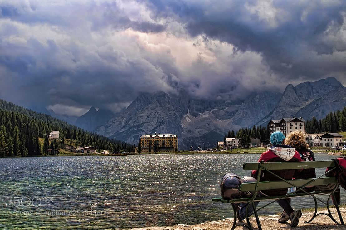 Nikon D5000 sample photo. Lake misurina photography