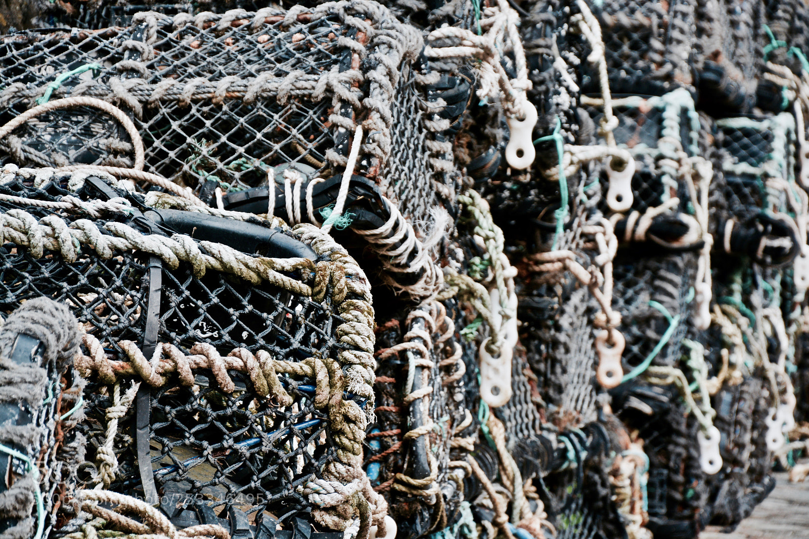 Nikon D5200 sample photo. Lobster pots photography