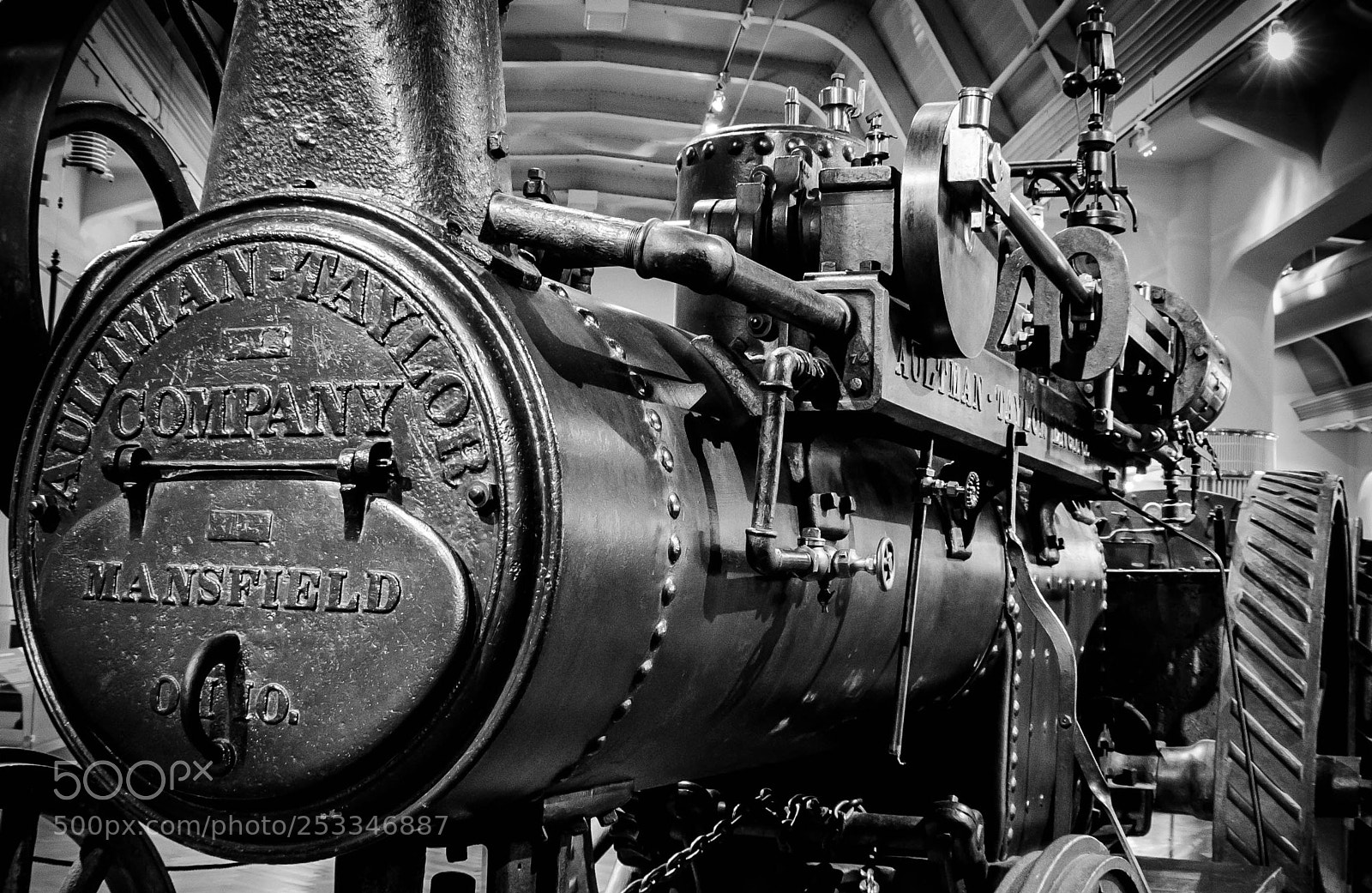 Nikon D5100 sample photo. Steam tractor photography