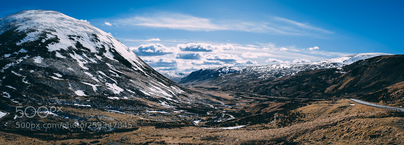 Sony a7R III sample photo. A view down glenshee photography
