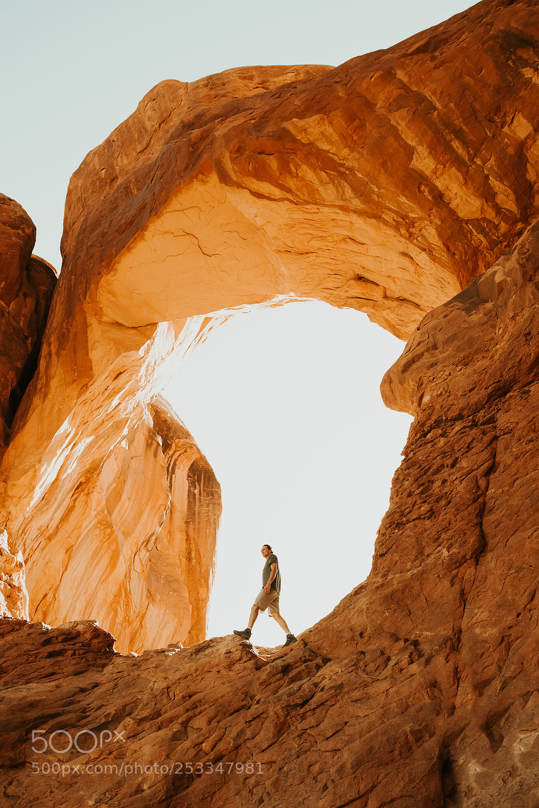 Nikon D600 sample photo. Climbing double arch photography