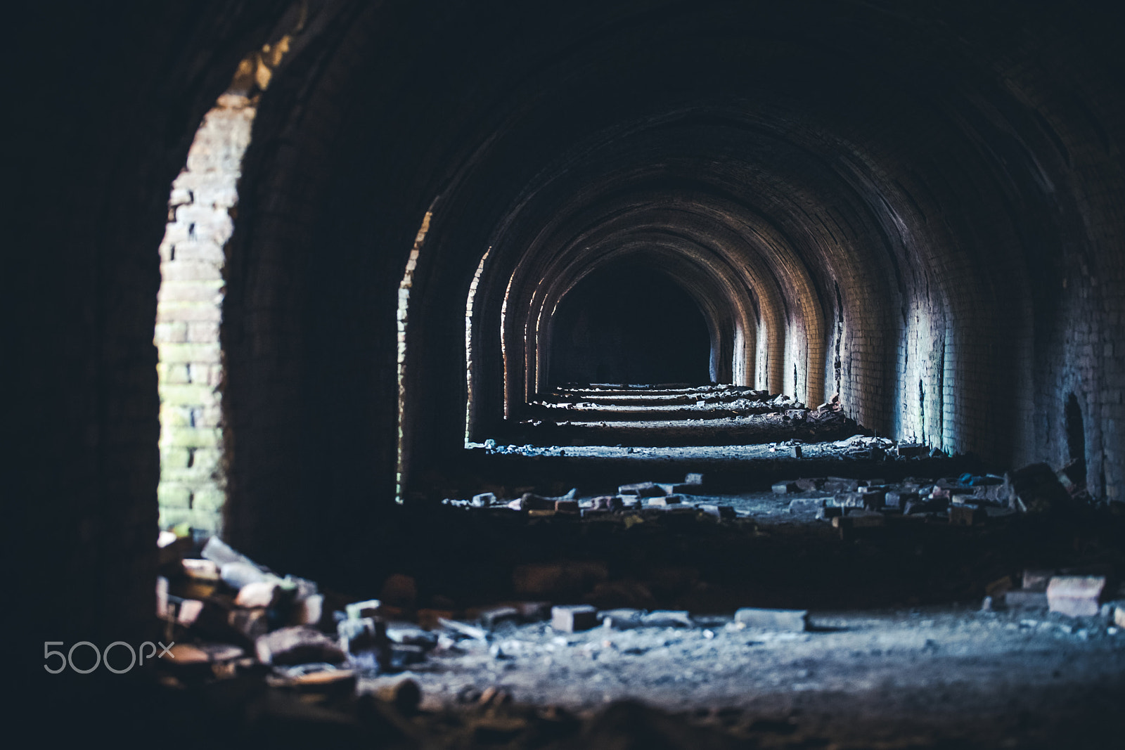 Sony Alpha DSLR-A900 sample photo. Industrial details of the abandoned stone factory with its chimn photography