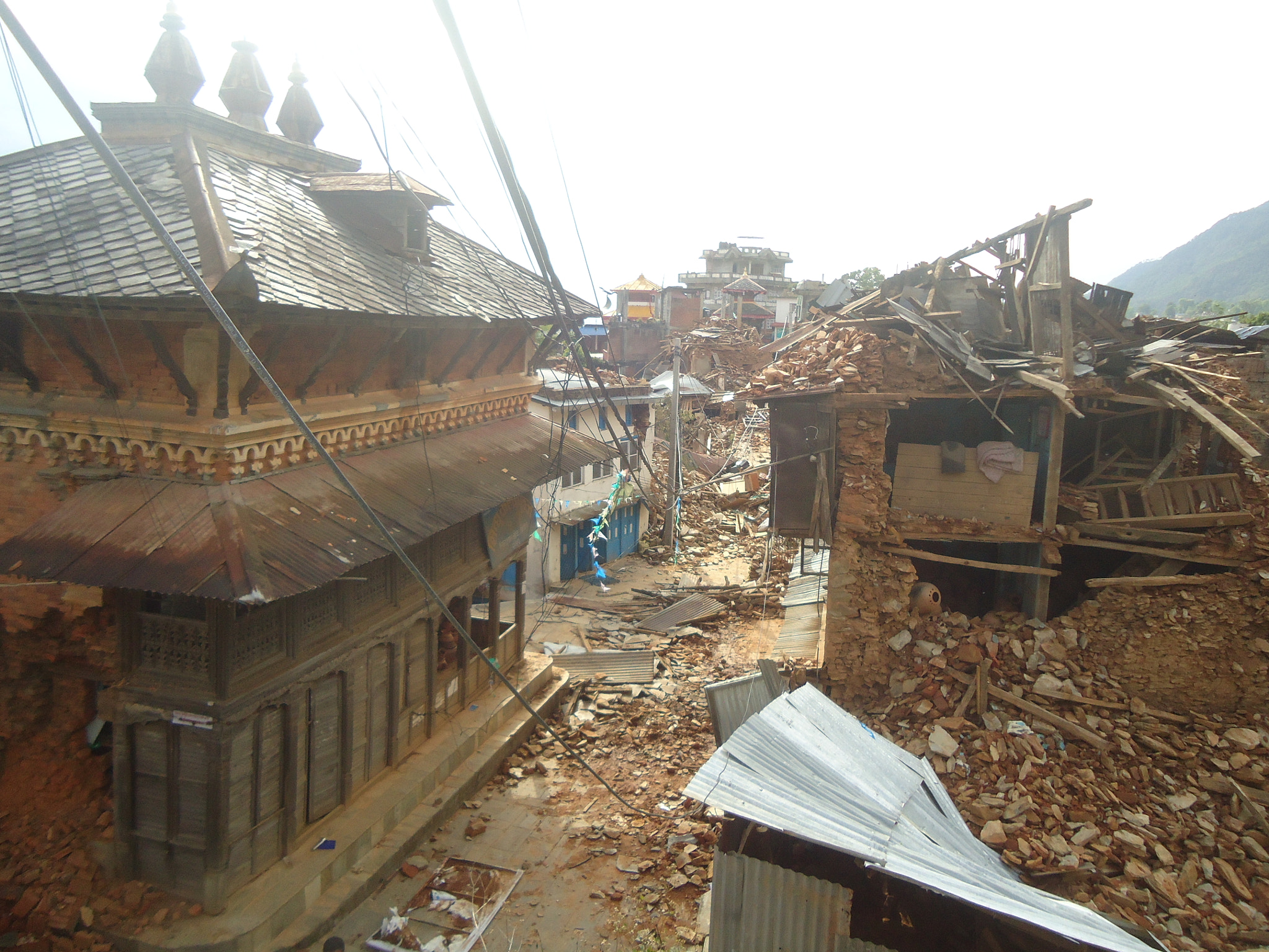 Sony Cyber-shot DSC-W320 sample photo. Earthquake nepal photography