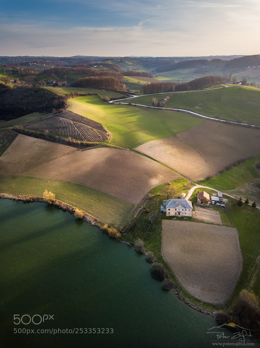 DJI FC220 sample photo. Spring on the lake photography