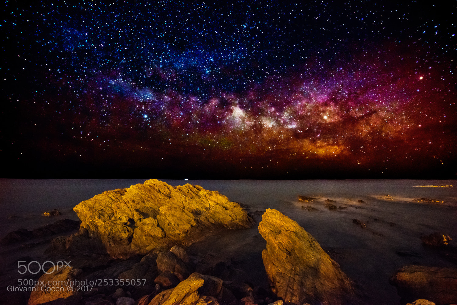 Nikon D810 sample photo. Milky way in porto photography