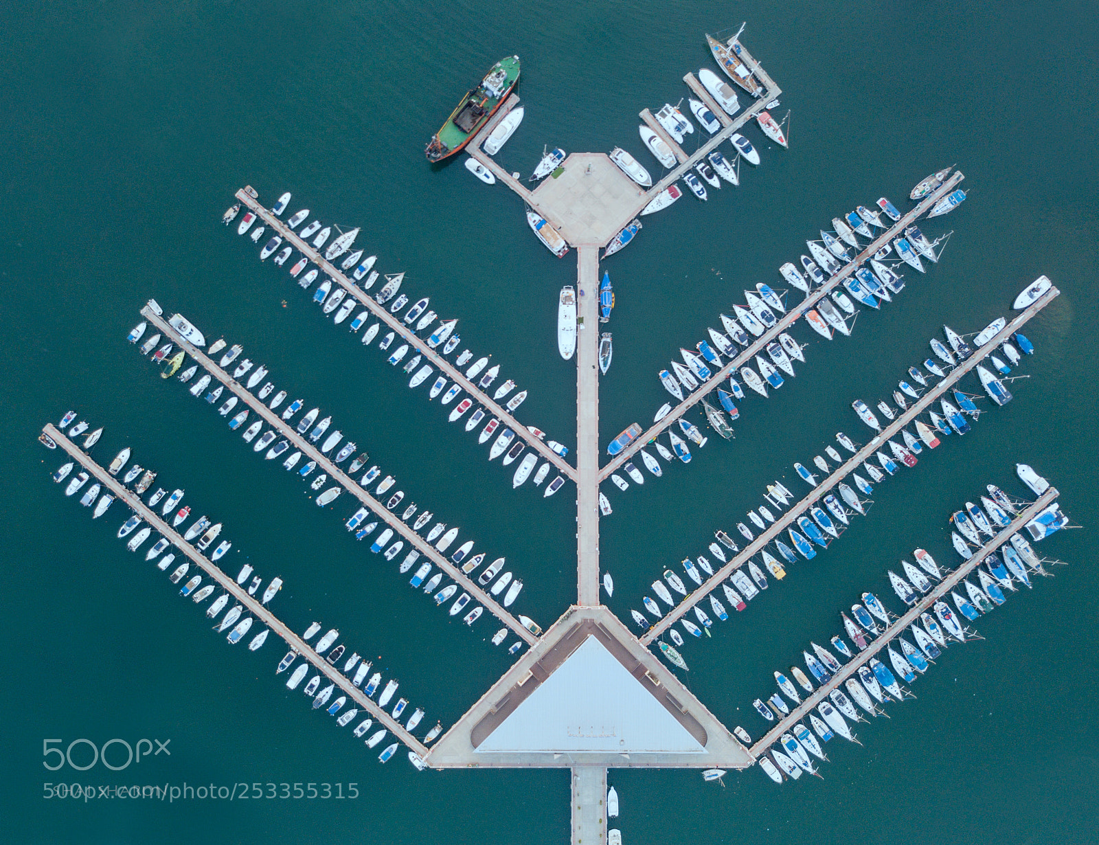 DJI FC220 sample photo. Ashdod marine photography