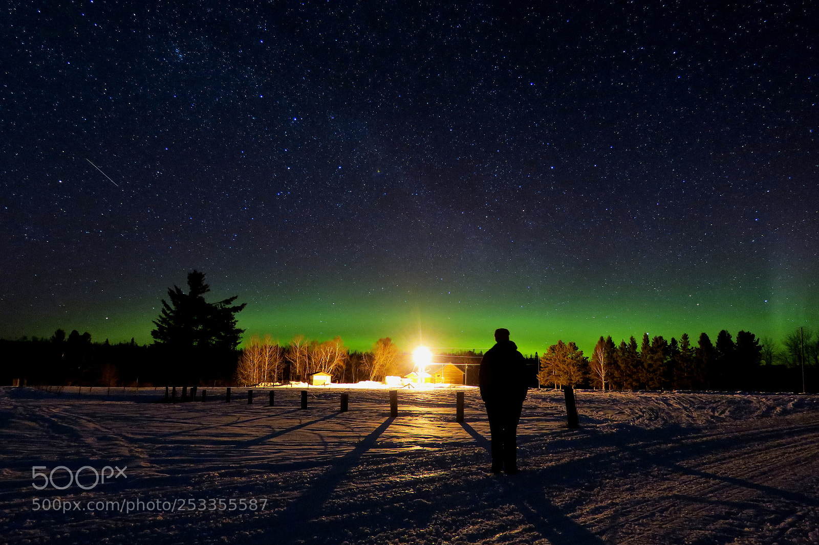Canon PowerShot G3 X sample photo. Northern lights photography
