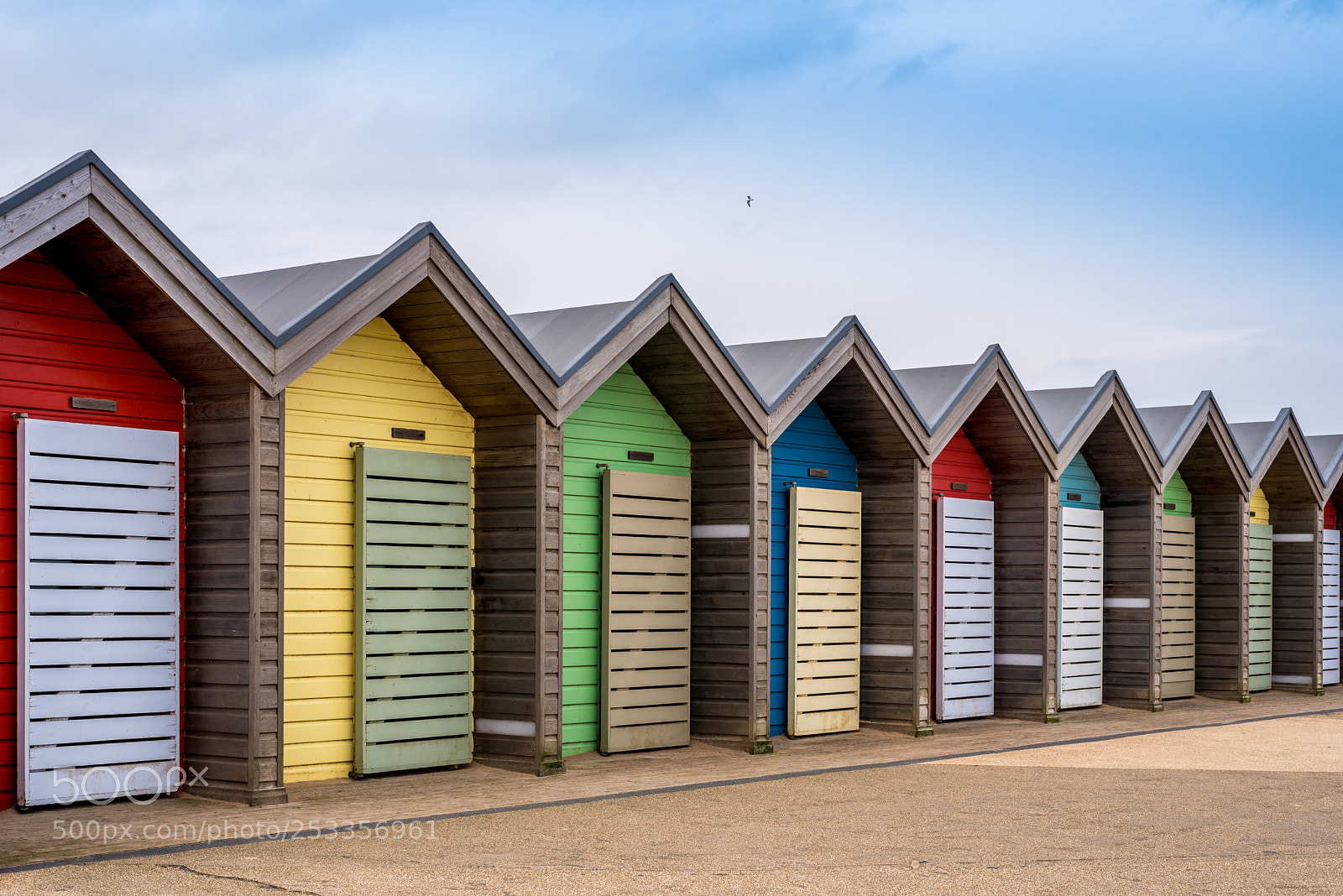 Nikon D750 sample photo. Beach huts photography