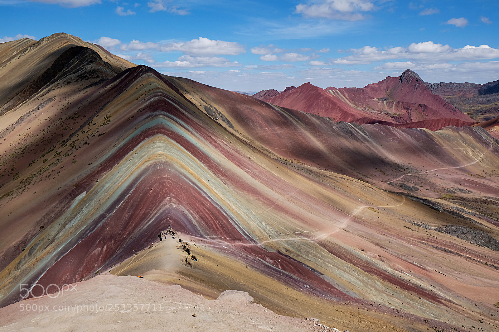 Fujifilm X-T1 sample photo. Rainbow mountains photography