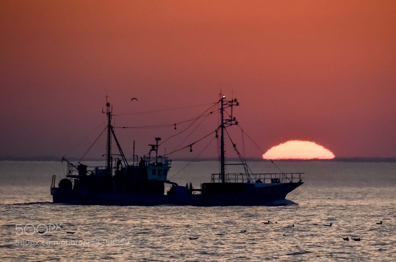 Nikon D7000 sample photo. Sunset at hel, poland photography