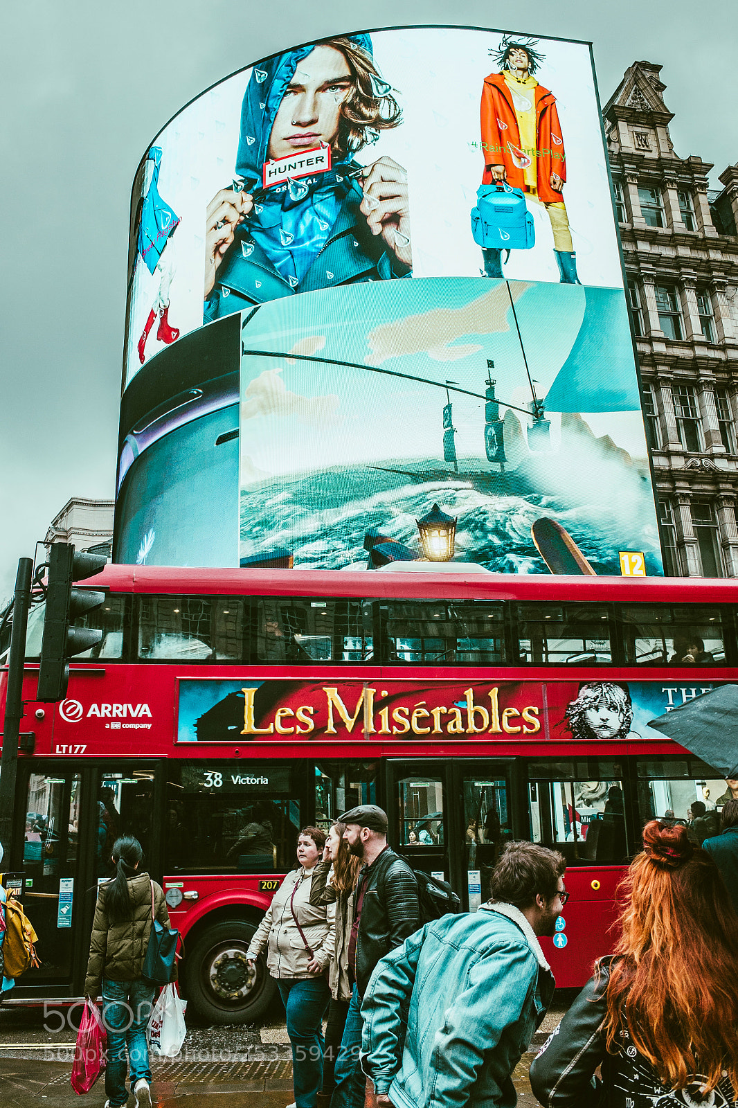 Ricoh GR sample photo. Piccadilly circus photography