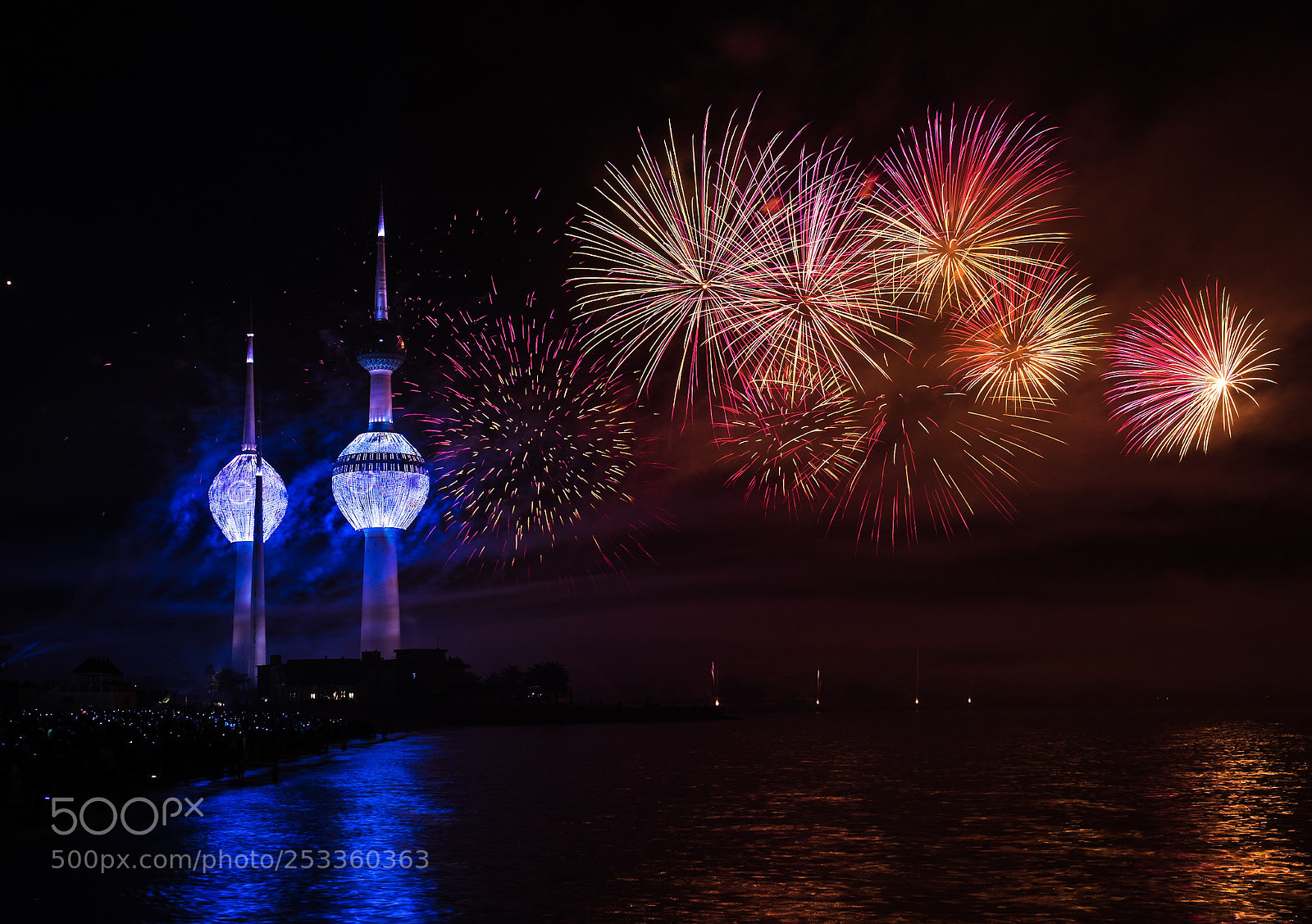 Nikon D810 sample photo. Kuwait towers photography